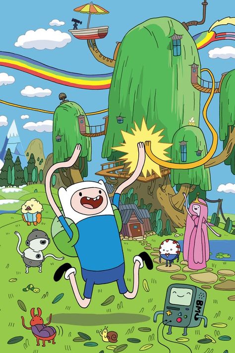 Awesome high five part 2! Adventure Time Phone Wallpaper, Adveture Time, Adventure Time Wallpaper, Adventure Time Cartoon, Wallpaper Sky, Time Cartoon, Adventure Time Finn, Adventure Time Art, Adventure Time Anime