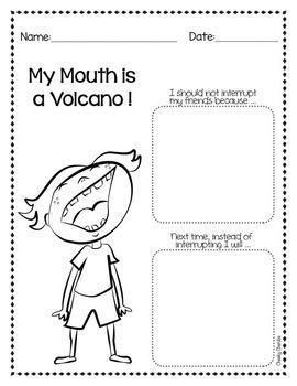 My Mouth is a Volcano - Activities My Mouth Is A Volcano Activities, Preschool Volcano, Project Volcano, Volcano Project For Kids, Volcano Bay Universal, Volcano Cupcakes, Pumpkin Volcano, Volcano Potatoes, Homemade Volcano