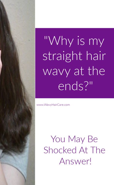 How To Make The Ends Of Your Hair Straight, Wavy Hair To Straight Hair, How To Care For Straight Hair, Straight Wavy Hair Routine, Is My Hair Wavy Or Straight, How To Style Fine Wavy Hair, How To Tell If You Have Wavy Hair, Do I Have Wavy Hair, Curly Ends Straight Hair