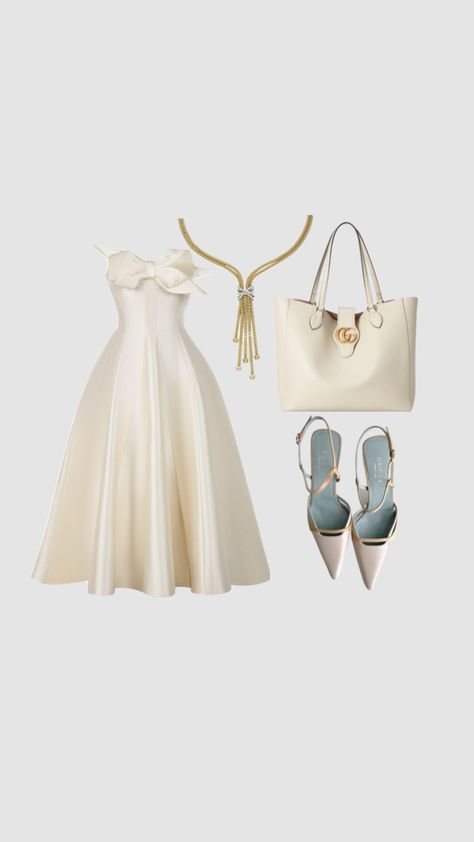 #outfitinspo #white #guccibag #gucci #ootd #ootdinspo #dress Elegant Going Out Outfits, Gucci Aesthetic Outfit, Gucci Aesthetic, Out Outfits, Aesthetic Outfit, Going Out Outfits, Complete Outfits, Really Cute Outfits, Edgy Outfits