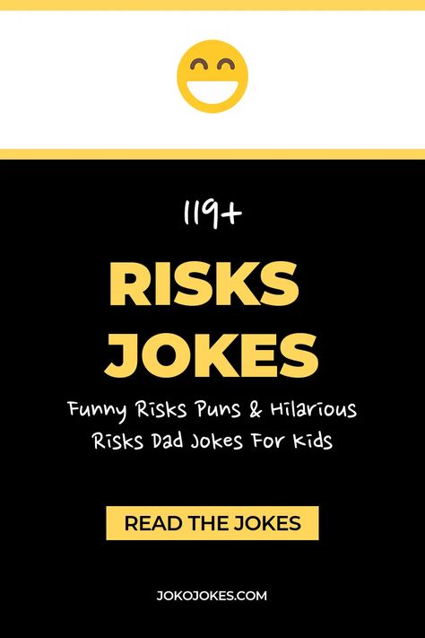 Here are the 119 funny risks jokes. These risks puns will make you laugh out loud with kids and adults. Cute risks one liners and quotes to tell your friends for a funny humor night. Punny Jokes, One Liner Jokes, One Liners, Funny One Liners, Spanish Jokes, English Jokes, Jokes Hilarious, Humor Quotes, Boring Life