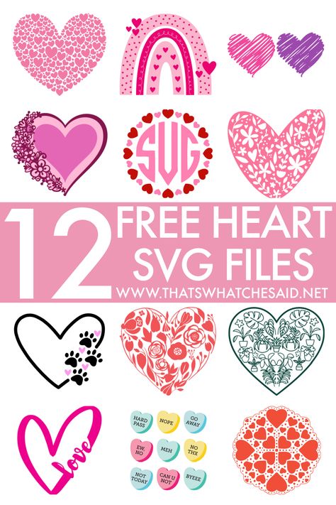 Valentine Svg Files, Cricut Svg Files Free, Heart Projects, Heart Themed, Free Valentine, Heart Svg, Cricut Free, Keychain Design, Cricut Craft Room