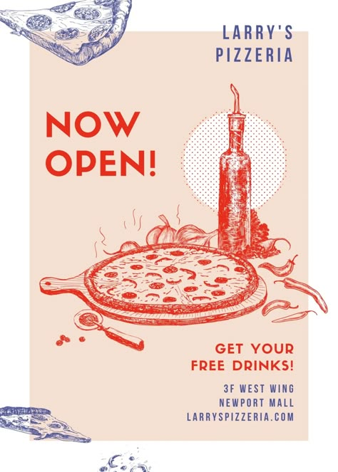 Pizza Flyer, Free Flyer Design, Pizza Poster, Promo Flyer, Restaurant Poster, Pizza Design, Restaurant Flyer, Design Basics, Pizza Restaurant