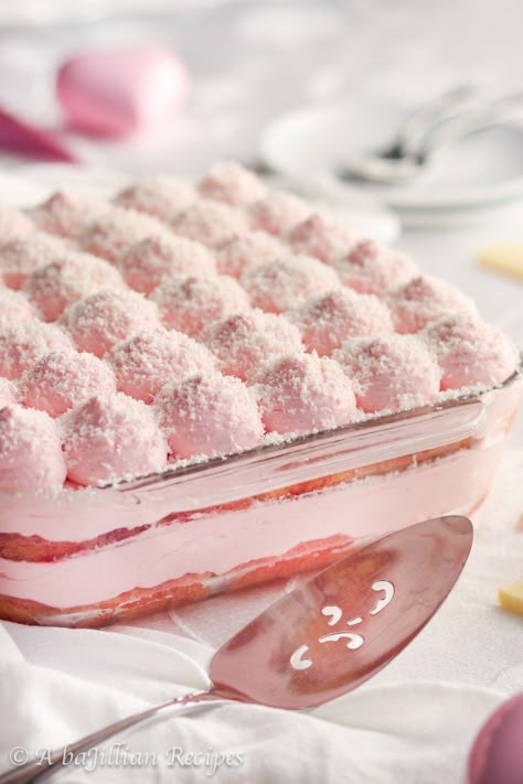 White Chocolate Raspberry Tiramisu - A baJillian Recipes Raspberry Mascarpone, Raspberry Tiramisu, Mascarpone Filling, Just Yourself, Raspberry Recipes, Make Ahead Desserts, Tiramisu Recipe, White Chocolate Raspberry, Chocolate Raspberry