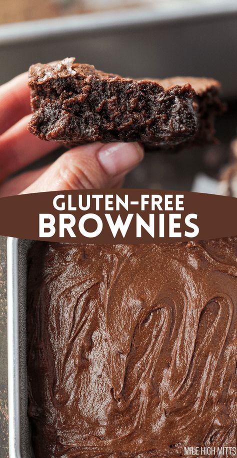 Gluten Free Brownies Easy, Gluten Free Chocolate Desserts, Gluten Free Chocolate Brownies, Gluten Free Brownies Recipe, Dairy Free Brownies, Gluten Free Pastry, Paleo Recipes Dessert, Gluten Free Brownies, Gluten Free Sweet