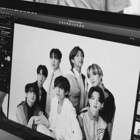 Bts Black And White, Gray Aesthetic, Bts Aesthetic Pictures, Bts Group, About Bts, Bts Edits, White Aesthetic, Foto Bts, Bts Photo