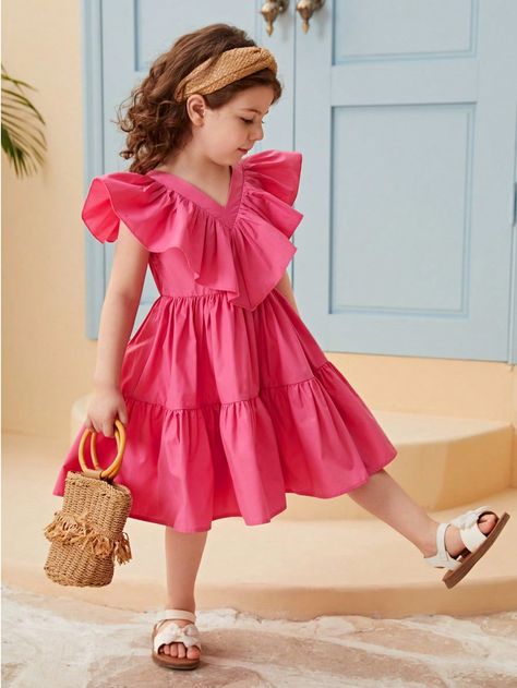 Kids Cotton baby frock Design 2024 Baby Frocks Designs Cotton, Kids Frocks Design Cotton, Frock Designs For Girl, Cotton Frocks For Kids, Frocks For Kids, Kids Wear Girls, Shein Kids