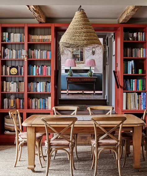 It could be that you are blessed with both a small and slightly awkwardly shaped dining room, with alcoves plenty. Bespoke storage solutions are often the best kind, and this is a fine way to create more function in a smaller dining room space too. Image credit: Future Bookshelf In Dining Room, Dining Room Layout Ideas, Room Layout Ideas, Dining Room Layout, Small Dining Room, Novel Ideas, Add Storage, Interior Signs, Power Colors