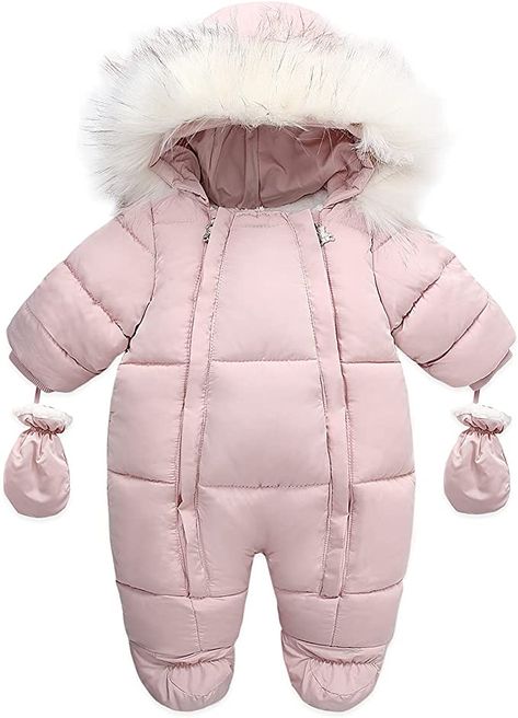 Amazon.com: Baby Girl Winter Snowsuit Toddler Jacket Clothes For Boy Infant Jumpsuit Hoodied : Clothing, Shoes & Jewelry Baby Snow Outfit, Baby Winter Clothes, Toddler Snowsuit, Baby Girl Clothes Winter, Baby Snowsuit, Baby In Snow, Winter Jumpsuit, Baby Boy Jackets, Winter Baby Clothes