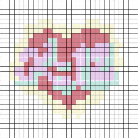 K 12 Logo, Lana Del Rey Perler Beads, Perel Bead, Melanie Martinez Crochet Ideas, Melanie Martinez Minecraft, Perler Bead Idea, Melanie Martinez Pixel Art Grid, Melanie Martinez Gift Ideas, Coquette Perler Beads