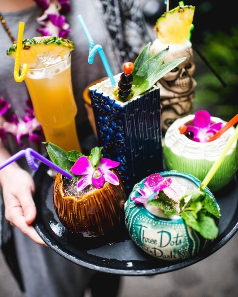 Three Dots and a Dash on Instagram: “Patio pounding. 😊” Three Dots And A Dash Chicago, Three Dots And A Dash, Three Dots, Chicago Food, Tiki Room, Cocktail Recipes, Chicago, Dots, Patio