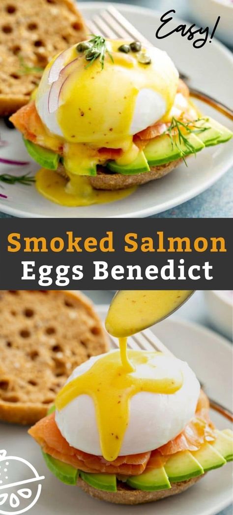 Eggs Benedict Smoked Salmon, Salmon For Breakfast Mornings, Egg And Smoked Salmon Breakfast, Eggs Benedict With Smoked Salmon, Eggs Benedict With Salmon, Fish And Eggs Breakfast, Salmon Egg Recipes, Shrimp Eggs Benedict, Egg Salmon Breakfast