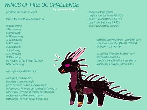 Wings Of Fire Oc, Fire Oc, Oc Generator, Fire Warrior, Dragon Base, Oc Creator, Fire Drawing, Oc Challenge, Wings Of Fire Dragons