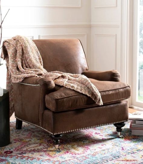 Chloe Brown, Leather Club Chairs, Printed Chair, Ashley Furniture Homestore, Espresso Brown, Plywood Furniture, Brown Brown, Comfy Chairs, Club Chair