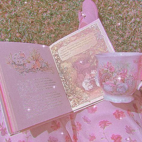 Reading In The Garden, Pink Cottagecore, Soft Kidcore, Soft Pink Theme, Fairycore Aesthetic, Ethereal Aesthetic, Baby Pink Aesthetic, Fairy Aesthetic, Pretty Landscapes