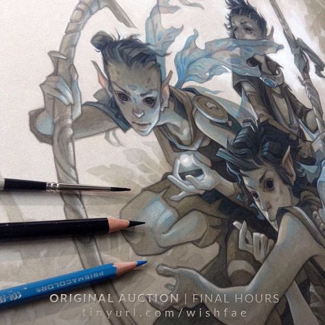 Wylie Beckert (@wyliebeckert) • Instagram photos and videos Wylie Beckert, Mediums Of Art, Creature Artwork, Figure Sketching, Crayon Art, Small Paintings, Sketchbook Art Inspiration, Best Artist, Magic The Gathering