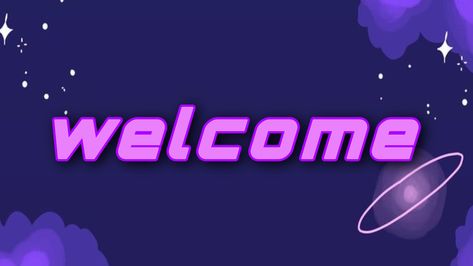 Youtube Banner Ideas Design, Welcome Banner Discord, Discord Welcome Banner, Welcome Discord, Minecraft Youtube Banner, Banner For Discord, Discord Ideas, Space Banner, Welcome Gif