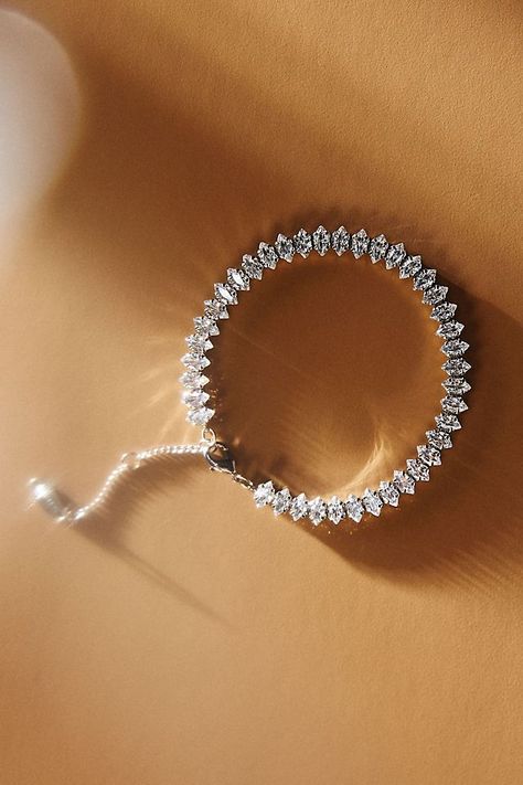 Single Pearl Necklace, Diamond Bracelet Design, Crystal Chandelier Earrings, Ankle Chain, Vintage Inspired Jewelry, Mini Hoop Earrings, Bride Accessories, Wedding Party Jewelry, Tennis Necklace