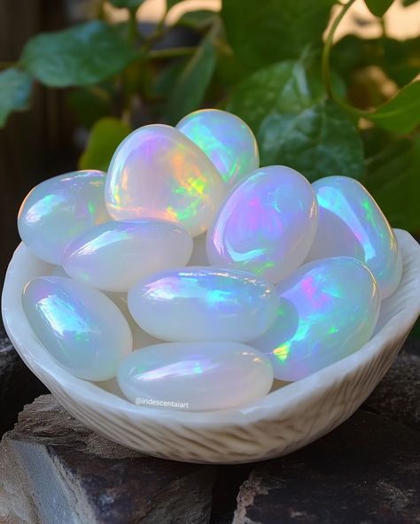 FORBIDDEN CANDY, WHICH IS THE MOST TEMPTING FOR YOU? 🚫🍬 #Candy #IridescentAIArt #IridescentArt #Iridescent #IridescentCandy #Forbidden #ForbiddenCandy Gem Aesthetic, Opal Aesthetic, Iridescent Aesthetic, Japanese Hair Care, Shiny Rocks, Angelcore Aesthetic, Mermaid Stories, Crystal Rocks, Iridescent Mermaid