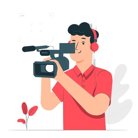 Video Illustration, Camera Illustration, Work Video, Camera Drawing, Illustration Story, Camera Art, Isometric Illustration, Concept Illustration, Studio Logo