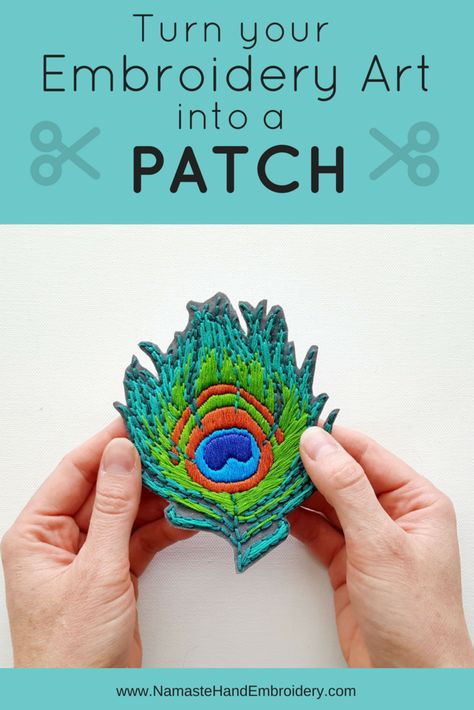 How To Embroider A Patch, Functional Embroidery, Making Patches, Diy Patches Embroidery, Embroidered Patch Diy, Modern Hand Embroidery Patterns, Patches Embroidery, Handmade Patch, Embroidered Art