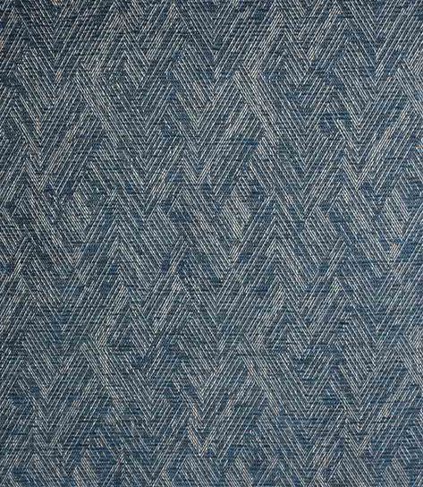 Voyage Decoration Kiso Fabric / Cobalt | Just Fabrics Blue Fabric Texture Patterns, Blue Pattern Curtains, Map Vai, Denim Fabric Texture, Blue Pattern Fabric, Sofa Pattern, Blue Fabric Texture, Fabric Texture Pattern, Country Style Living Room