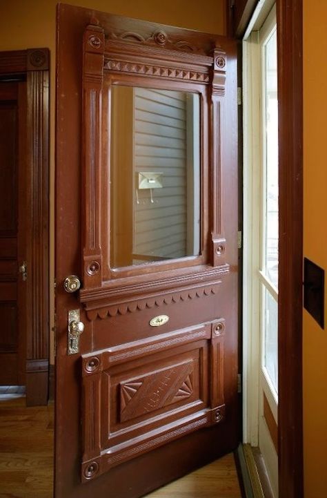 My Old Folk Victorian - Traditional - Entrance - Nashville - by Taylor Made Plans | Houzz IE Victorian Entrance, Folk Victorian House, Small Space Nursery, Office Entrance, Folk Victorian, Small Space Organization, House Front Door, Kitchen Photos, Small Space Living