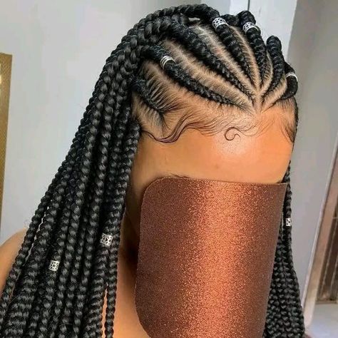 Futuristic Hair, Protective Hairstyles For Natural Hair, Goddess Braids Hairstyles, Cute Braided Hairstyles, Quick Braided Hairstyles, Fulani Braids, Pretty Braided Hairstyles, Braided Hairstyles Updo, Cornrow Hairstyles