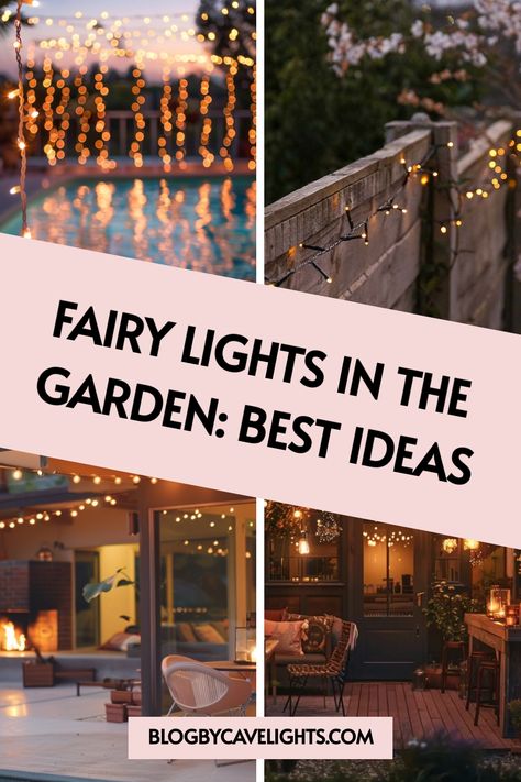 🌼 Looking for the perfect yard lighting ideas? Our guide to the 5 best garden lights setups will help you create a stunning fairy lights aesthetic. Click to discover the magic! ✨🌙 Backyard Fairy Lights, Fairy Lights Ideas, Lights In The Garden, Fairy Lights Aesthetic, Diy Backyard Projects, Garden Lighting Design, Fairy Lights Garden, Fairy Lights Decor, Outdoor Fairy Lights