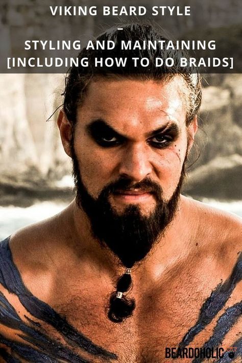 Viking Makeup, Viking Beard Styles, Beards And Mustaches, Braided Beard, Long Beard Styles, Trimming Your Beard, Beard Designs, Viking Braids, Best Beard Styles