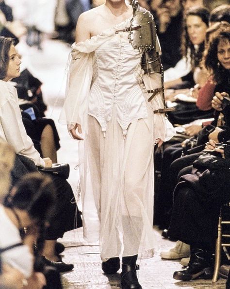 Jean Paul Gaultier Spring 1994 Ready-to-Wear, “Joan of Arc” Joan Of Arc Costume, Joan D Arc, Medieval Aesthetic, Paul Gaultier Spring, Jeanne D'arc, Vogue Us, Joan Of Arc, Paul Gaultier, Jean Paul