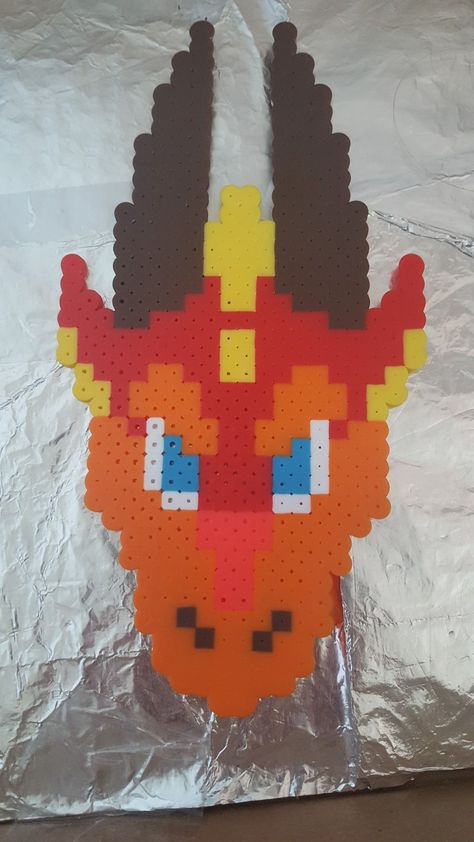 Wings Of Fire Perler Beads, Perler Bead Dragon, Dragon Perler Bead Patterns, Wings Of Fire Crochet Pattern, Phoenix Pixel Art, Origami Návody, Knitting Gloves, Knitting Gloves Pattern, Beads Design