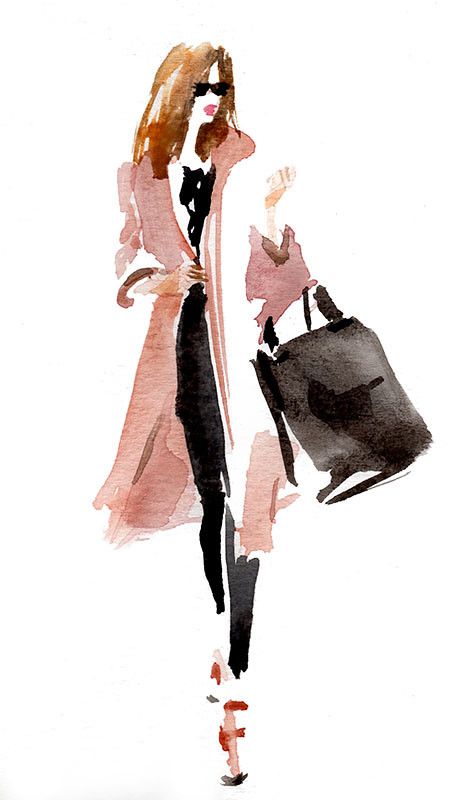 MODE - AQUARELLE Fashion Illustration Watercolor, Sketches Of People, Watercolor Fashion, Watercolour Inspiration, Watercolor Projects, Painting People, 수채화 그림, Fashion Figures, Illustration Fashion Design