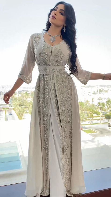 shmoukh_design on Instagram Latest Abaya, Caftan Moroccan, Moroccan Dresses, Moroccan Kaftan Dress, Moroccan Clothing, Moroccan Culture, Moroccan Kaftan, Moroccan Fashion, Moroccan Dress