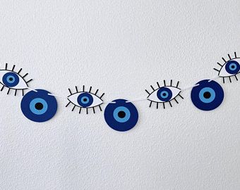 Evil Eye Theme Party Decor, Evil Eye Theme Decor, Evil Eye Birthday Party, Evil Eye Party, Eye Decorations, Evil Eye Wall Decor, Eye Wall Decor, 12th Birthday Cake, Birthday Room Decorations