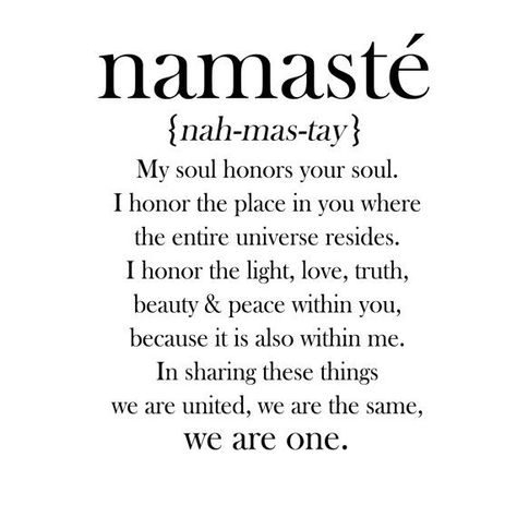 Kundalini Yoga, Namaste Definition, Frases Yoga, Definition Quotes, Fina Ord, Sup Yoga, Yoga Motivation, Motiverende Quotes, Life Quotes Love