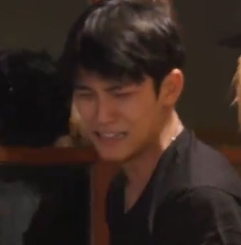 #mingyu meme cry reaction pic svt seventeen nana tour, for context he had a mission to make macarons and was whipping some maringue then minghao came and tried to ruin it and mingyu just cried Svt Reaction Pics, Seventeen Crying, Mingyu Funny, Seventeen Nana, Crying Reaction, Svt Funny, Nana Tour, Make Macarons, Widget Pics