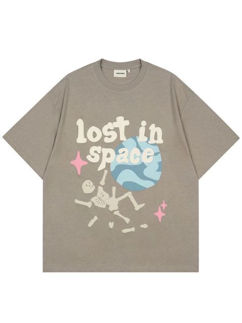 Explore the world in this comfortable, unisex graphic t-shirt. Perfect for men and women, this tee features a bold "Explorer" graphic and is made from soft, breathable cotton. #explorer #tshirt / #Punk_Tshirt #Clout_Collection #Hip_Hop_Print #Harajuku_Punk Punk Tshirt, Clout Collection, Space Tee, Harajuku Punk, Hip Hop Print, Jeans Patchwork, Mens Fashion Simple, Lost In Space, Simple Prints