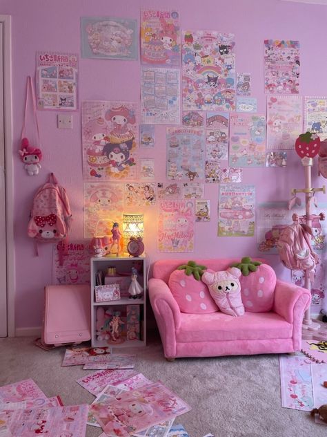 #pcgaming #pcgamer #kawaii #pink #pinknails #viralpost #pinkaesthetictheme #fashion #aesthetic #shorts #tiktok #1 #animeicons Pink Core Room, Room Ideas Bedroom Pink, Cutecore Bedroom, Cutecore Room, Kawaii Room Ideas, Hello Kitty Room Decor, Pink Core, Kawaii Bedroom, Bedroom Pink