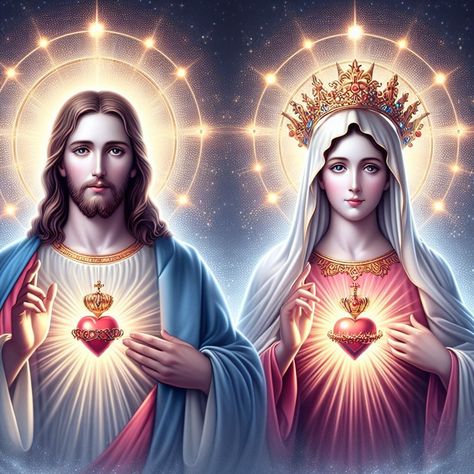 Sf Wallpaper, Virgin Mary Art, Mother Mary Images, Jesus And Mary, Catholic Pictures, Jesus Christ Painting, Jesus Mary And Joseph, Jesus Christ Artwork, Jesus And Mary Pictures