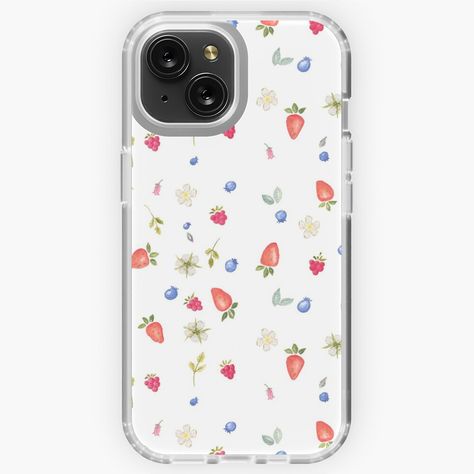 "Berry Good" iPhone Case for Sale by courtleeart | Redbubble Berry Good, Cool Iphone Cases, Summer Pattern, Summer Patterns, Semi Transparent, Fun Summer, Fingerprint, Wireless Charging, Cute Gifts