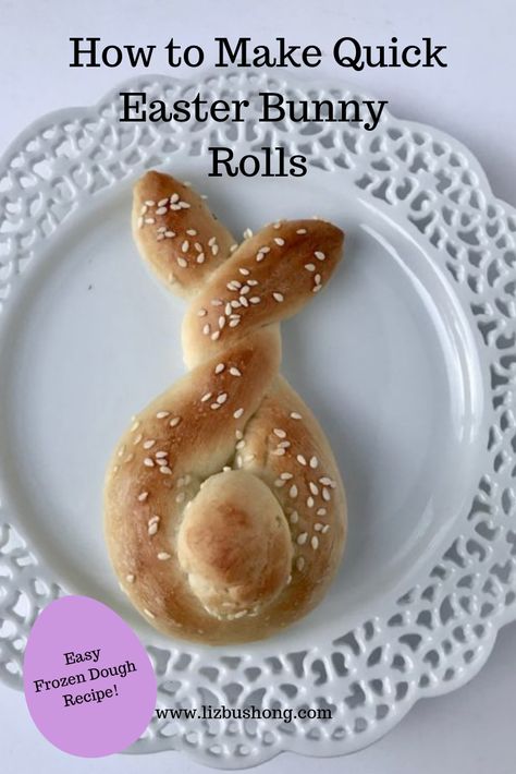 Bunny Rolls Rhodes, Easy Easter Rolls, Easter Bunny Rolls Pillsbury, Pillsbury Bunny Rolls, Easter Bunny Rolls From Frozen Dough, Easter Rolls Dinner, Bunny Shaped Rolls Easter Dinner, Bunny Rolls For Easter, Bunny Shaped Bread