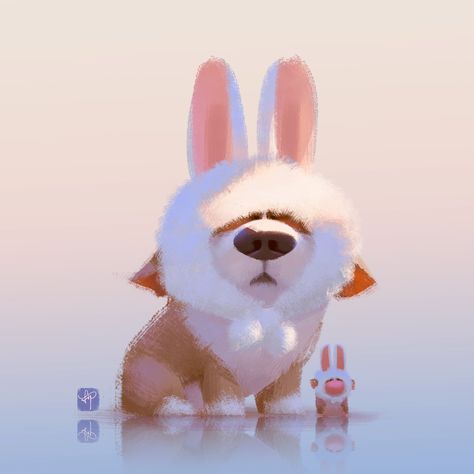 ArtStation - Bunny, Lynn Chen Lynn Chen, Digital Painting