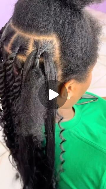 _MyNaturalHairJoint on Instagram: "Island #twists @refined_stylestt" Twist With Braids Hairstyles, Crochet Two Strand Twist Hairstyles, Twists Black Women Hair, Braided Hairstyles Island Twist, Singles With Natural Hair, How To Twist With Braiding Hair, Hawaiian Twist Braids, Twisted Locs Two Strand, Feed In Two Strand Twist