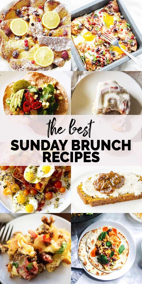 Easy delicious Sunday brunch recipes. Take a look at all these amazing recipe you can surprise your family and friends with. Sweet and savory recipes #thetortillachannel #brunch #brunchrecipes #eggrecipe #breakfastcasserole @panacottabake #cinnamonrolls Summer Brunch Recipes, Leftover Breakfast, Family Brunch, Brunch Casserole, Summer Brunch, Sunday Breakfast, Easy Brunch, Brunch Menu, Brunch Ideas