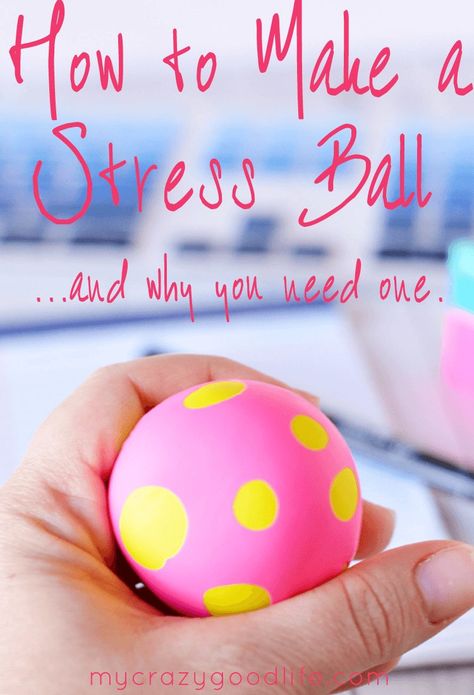 Stress ball, fidget ball, whatever you want to call it... you need one to help you calm down. Here's how to make a DIY stress ball–it's super easy! Homemade Fidget Toys, Fidgets Diy, My Crazy Good Life, Fidget Ball, Diy Stressball, Diy Fidget Toys, Therapy Center, Room Decor Crafts, Home Decor Diy Crafts