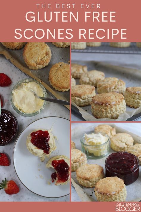 Gluten Free Tea Party Food, Gluten Free Scones Recipe, Gluten Free High Tea, Gluten Free Afternoon Tea, Gluten Free Guide, Scone Recipes, Gluten Free Scones, Scones Easy, Afternoon Tea Recipes