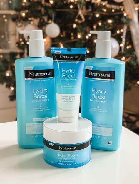 #Neutrogena #sponsored #hydroboosted Neutrogena Skin Care Routine, Neutrogena Products, Neutrogena Skin Care, Fall Skincare Routine, Daily Hygiene, Body Gel, Body Balm, Face Skin Care, Beauty Skin Care Routine