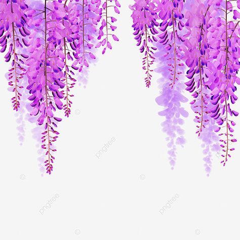 Gacha Flower Prop, Wisteria Pattern, Flower Props, Moon Stars Art, Idea Illustration, Wisteria Flower, Gacha Backgrounds, Anime References, Wisteria Tree