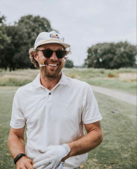 Mens Golf Aesthetic, Golf Apparel Photography, Vintage Golf Photography, Golf Social Media Design, Golf Lifestyle Photography, Golf Boy Aesthetic, Golf Product Photography, Golf Photoshoot Photo Ideas, Golf Editorial